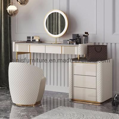 (MN-DR16) Modern Home/Hotel Bedroom Furniture Dresser with Chair