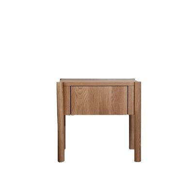 Small Apartment Nordic Solid Wood Nightstand 0063