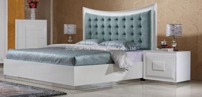 King Queen Double Single Size Luxury Wooden Headboard Bed for Bedroom