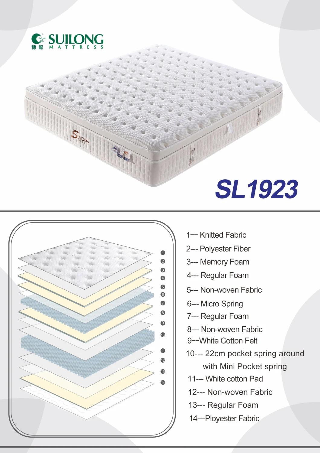 Comfortable Mattress Luxury Mattress Well Sales Memory Foam Mattress