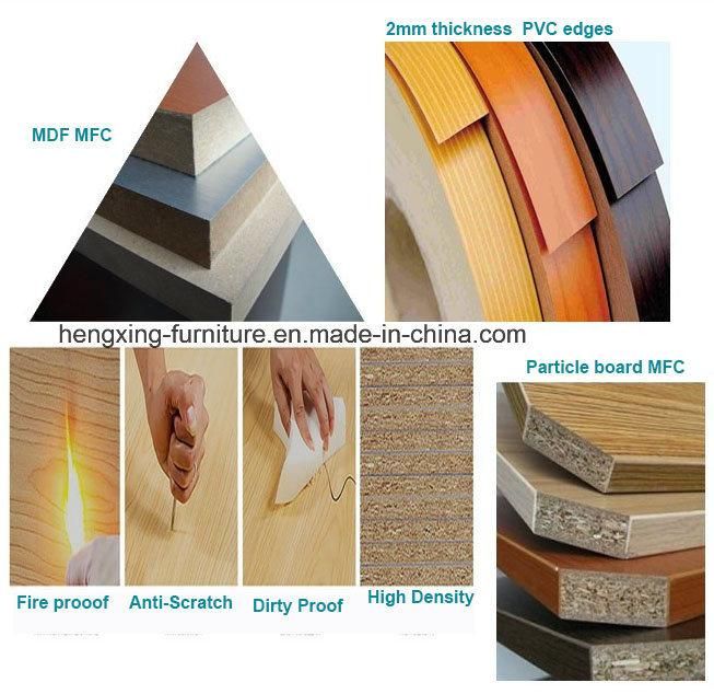 Fashion Style MDF Home Furniture Melamine Laminated Chest Drawer (HX-9NG005.1)