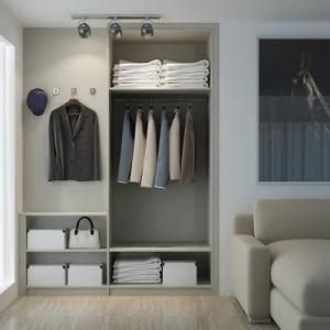 Oppein Modern Melamine Wood Grain Opein Closet (YG15-M01)