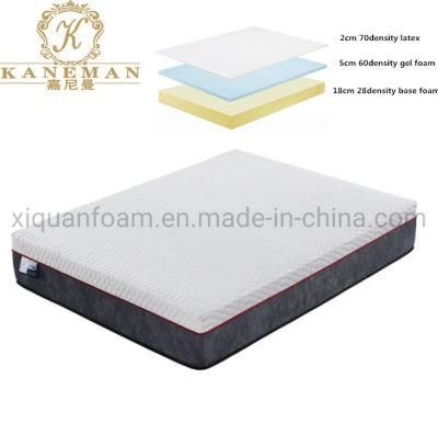 Rolled Packing 10inch Latex High Density Foam Home Mattress
