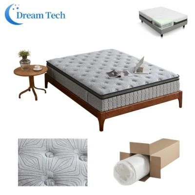 Manufacturer Memory Foam Pocket Spring Queen Size Bed Mattress