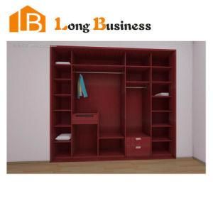 Wooden Storage Wardrobe Open Clothes Closet (LB-JX3080)