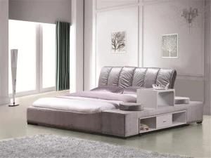 High Quality Leather Soft Bed Bedroom Furniture