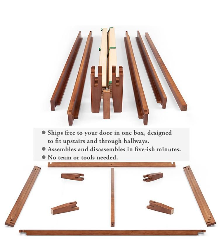 Modern Frame Hotel Furniture Designer Wood Bed