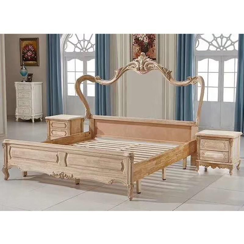 Optional Color Bedroom Bed with Bed Bench From Chinese Furniture Factory