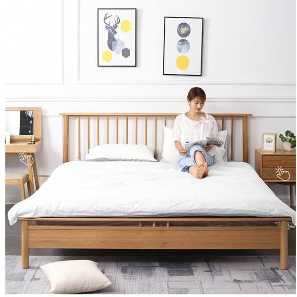 Simple Windsor Bed Solid Wood Bedroom Bed Princess Bed