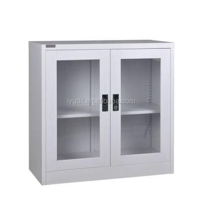 Small Office Wall Mounted Storage Cabinets with Glass Doors Small File Cabinet Steel Filing Storage Cabinet