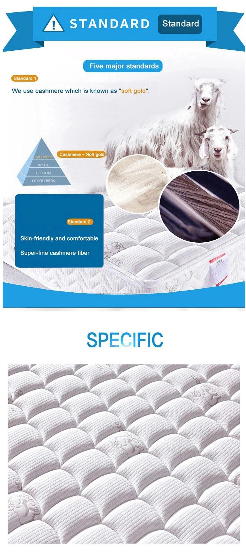 Lining Room Furniture Spring Mattress Foam Compressed for King Bed