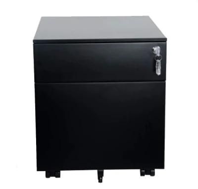 Wholesale 2 Drawer Mobile File Cabinet with Lock Office Equipments Storage Cabinets