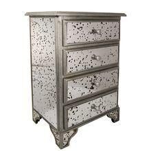 Hot-Selling Durable Advanced Factory Price Mirrored Bedroom Drawers Chest