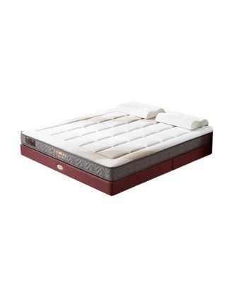 High Quality Silk Fabric Spring Mattress Queen Size Single Memory Foam Mattress