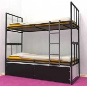 School Dorm Duable Bunk Bed with Cabinet