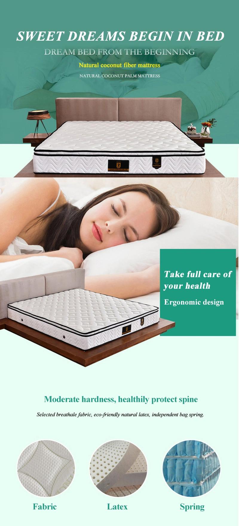 Best Quality Spring Hotel King Bed Foam Mattress for Bedroom