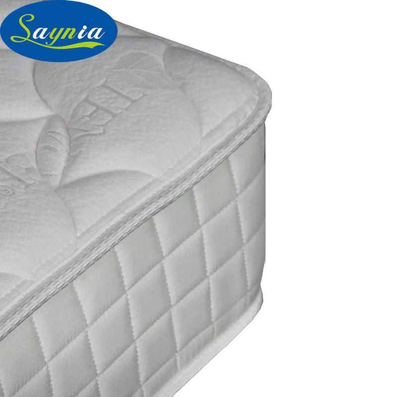 Hybrid 100% Quality Latex Foam Bonnel Spring Twin Size 5 Star Hotel Bedroom Mattress