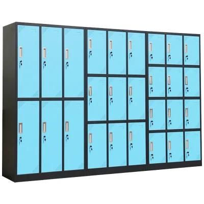 Gdlt Colorful Multi-Door Locker Swimming Pool Cam Office Steel China Supplier Single Gym Magnetic Lock Locker