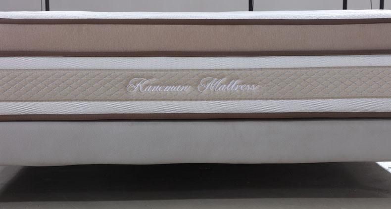 High Quality Newest Design Euro Top Vacuum Compress OEM Pocket Spring Mattress for Hotel