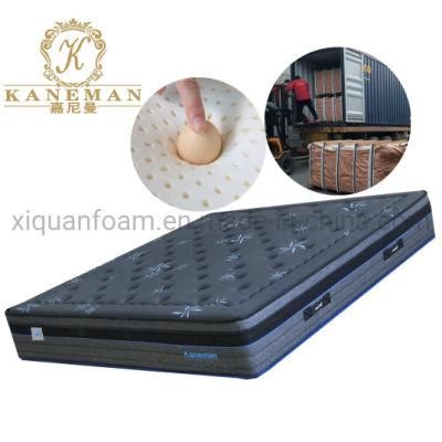 Firm Latex Pocket Spring Mattress Custom Sizes Wholesale Hotel Bedroom Mattress