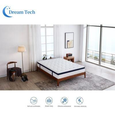 Luxury Mattress Pillow Top Silkworm Knitted Fabric Spring Mattressand Box Spring Mattress 10 Year Warranty (YY011)