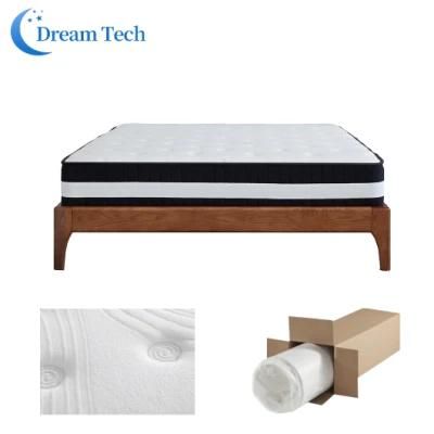 Factory Wholesale Double Euro Top Hotel Import King Size Pocket Spring Best Mattress