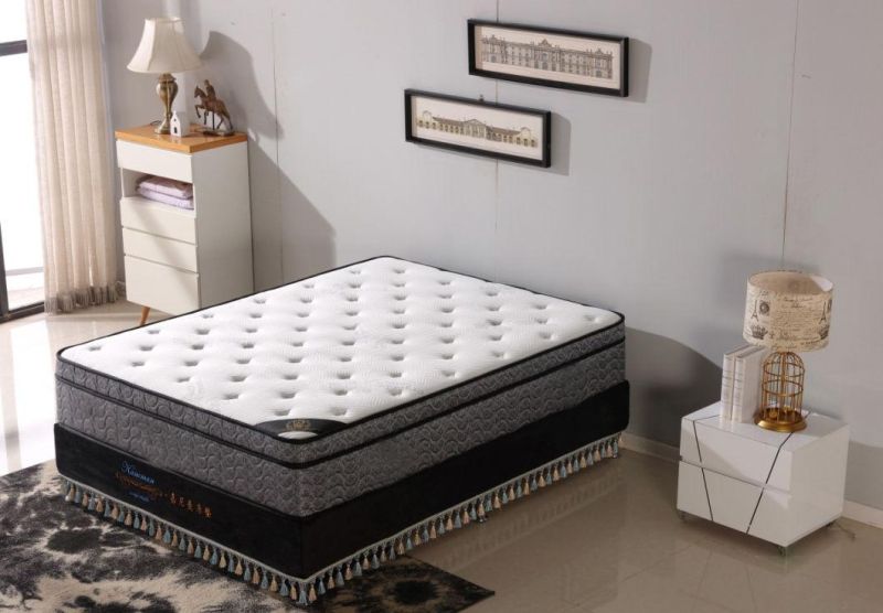 Vacuum Compress Hybrid Cool Gel Memory Foam Spring Mattress