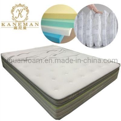 Full Sizes Mattress Pocket Coil Spring Mattress Roll Mattress in a Box