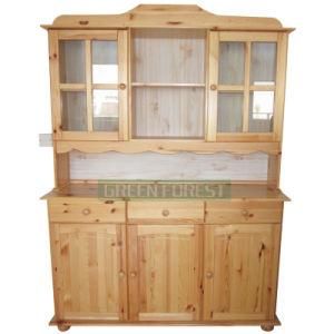 Wooden Furniture Solid Wood Dresser with 3 Door 3 Drawers