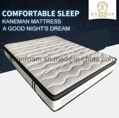Bamboo Fabric Mattress Roll Packed Hotel Mattress Pocket Spring Mattress