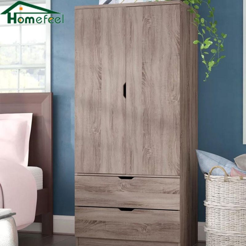 Wooden Home Furniture Bedroom Simple Decoration Storage Wardrobe Hot Sale