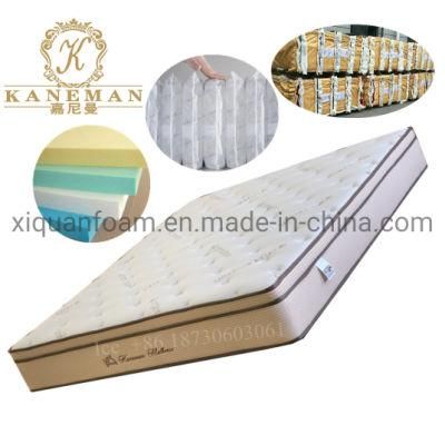 Firm Foam Mattress Flat Packed Pocket Spring Mattress Hotel Mattress