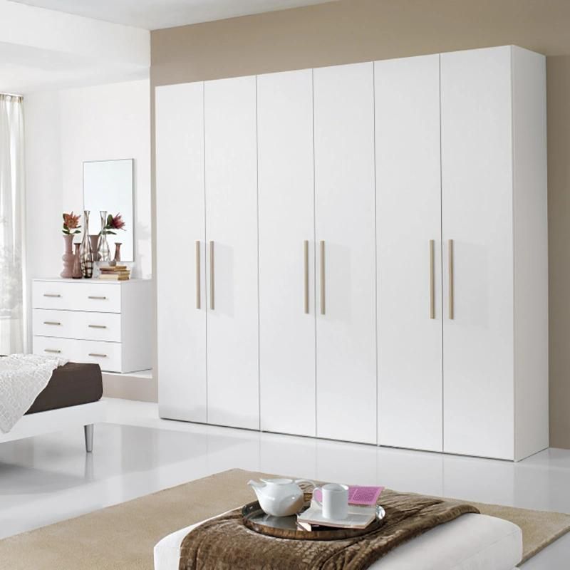 Contemporary Home Furniture Bedroom Set Double Bed Night Stand Dressing Table Wardrobe