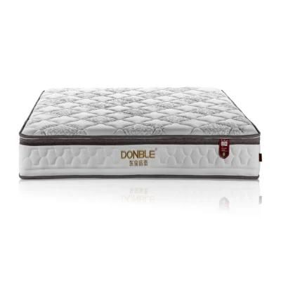 Customized Size Euro Pillow Top Bedroom Furniture Hotel Bed Pocket Coil Spring Mattress