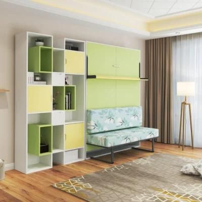 Hot Quality Custom Fashion Vertical Wallbed with Sofa (WSDS1219)