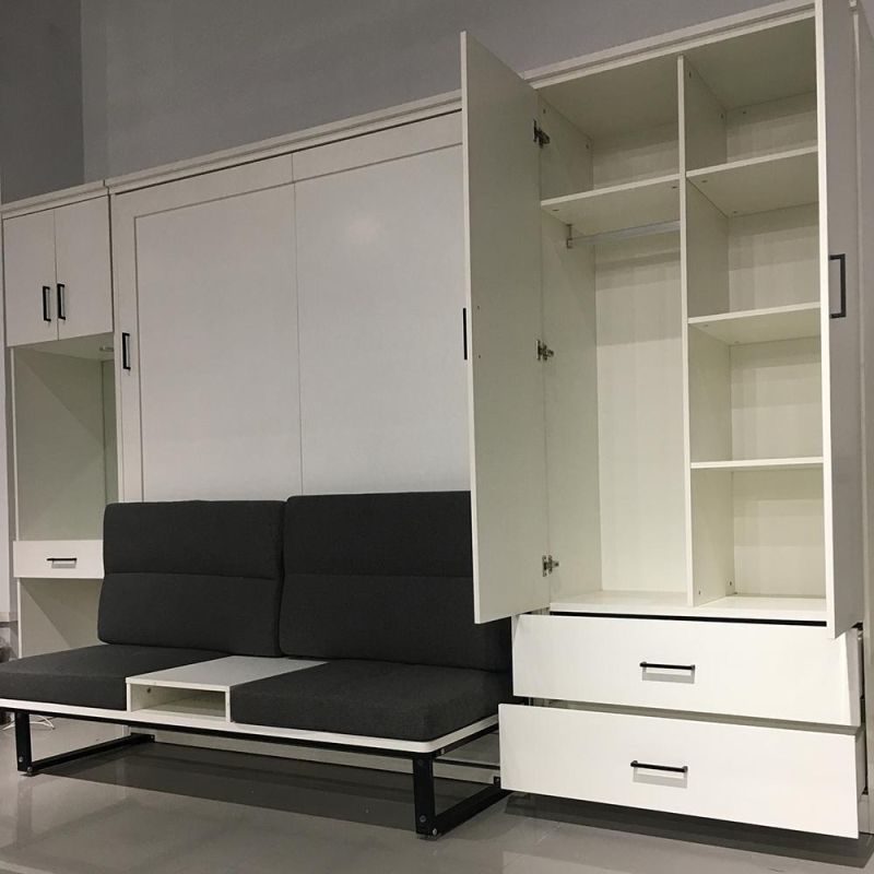 Home Saving Furniture Folding Hidden Murphy Wall Bed