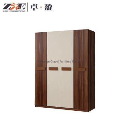 Factory Price Bedroom Wall Wardrobe Design Multi-Use Portable Clothes 4 Doors Wardrobe Cabinet