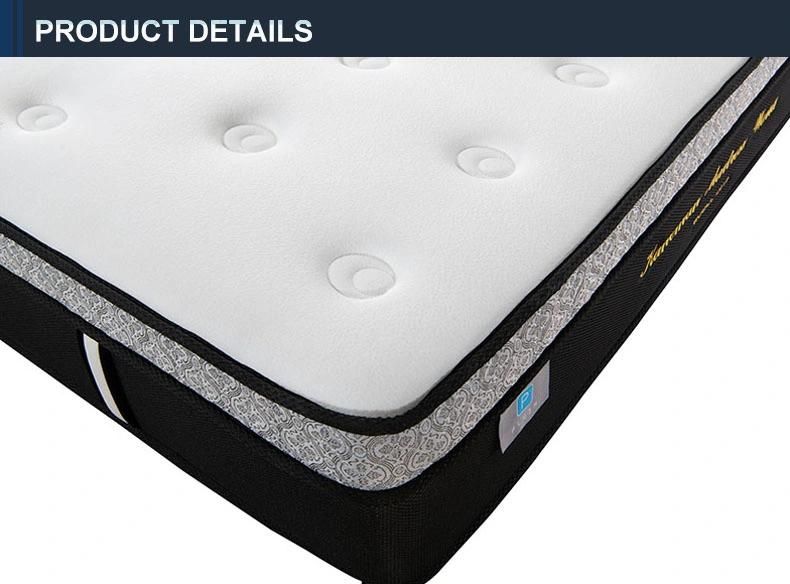 Home & Garden Furniture New Luxury Pocket Spring Hybrid Mattress High Density Foam 12 Inch Medium King Single Size
