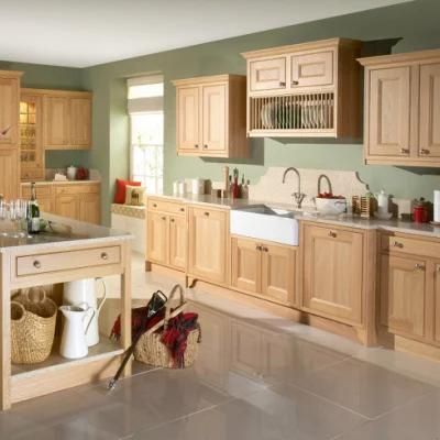 New Trend Contemporary Flat Pack Marble Modular Melamine Wood Grain Kitchen Cabinet