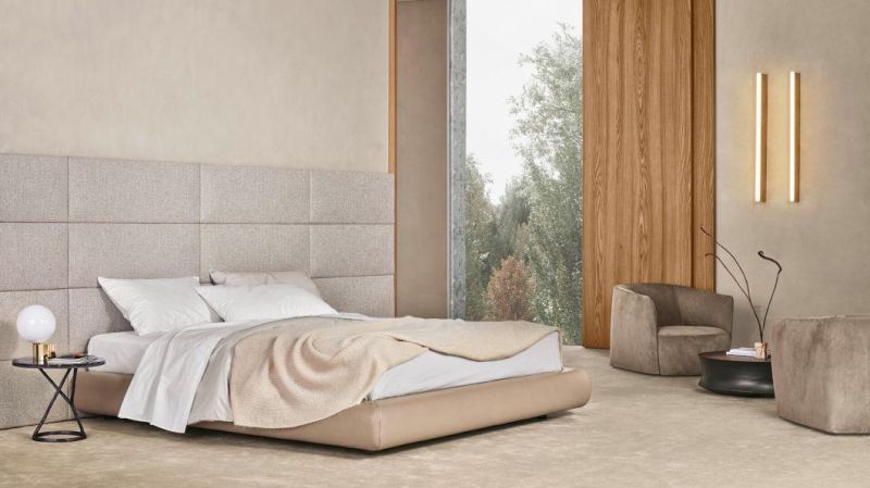 Dream, Beds in Fabric, Latest Italian Design Bedroom Set in Home and Hotel Furniture Custom-Made