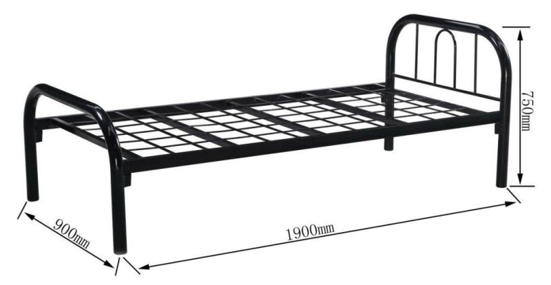 Home Furniture Wholesale Steel Metal Single Bed