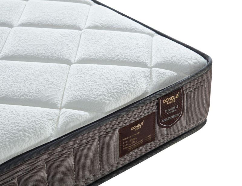 Euro Pillow Top Pocket Spring Mattress Bet Set Roll Compress in Box