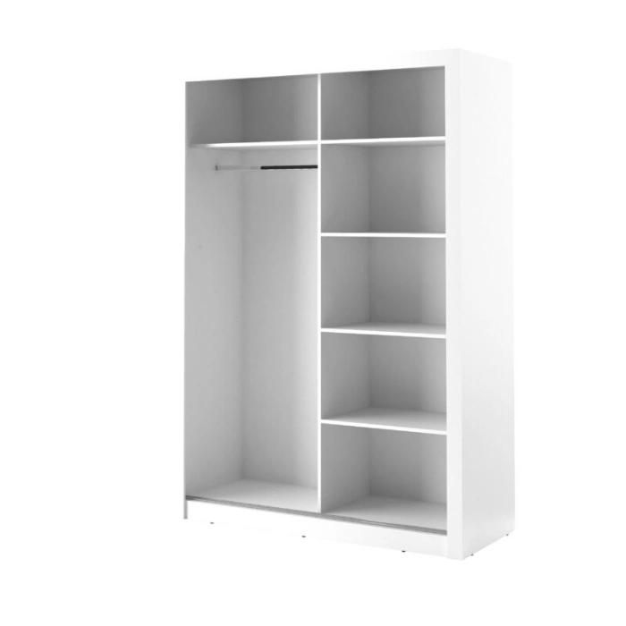 Wholesale Factory Modern Bedroom Furniture Sliding Door Clothes Storage Wardrobe