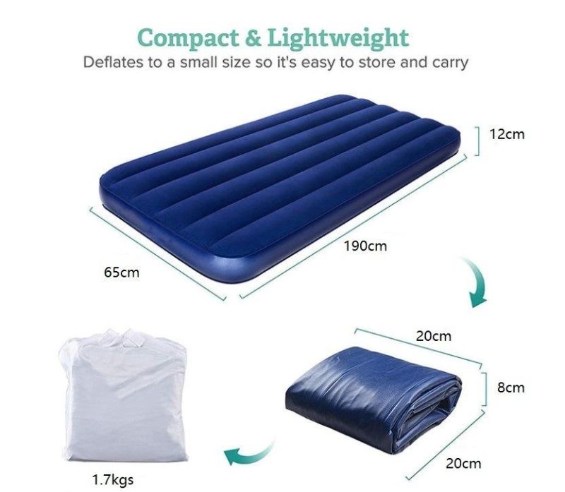 Folding Self-Inflating Air Mattress Sleeping Pad Camping Bed Mattress