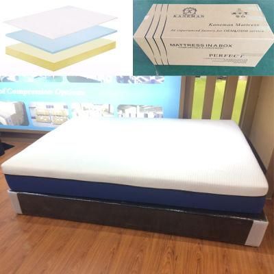 Luxury Roll in Box Latex Memory Foam Mattress