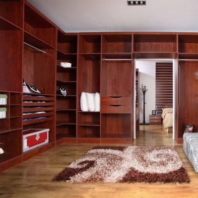 Interior Design High Quality Wood Open Sliding Door Bedroom Wardrobe