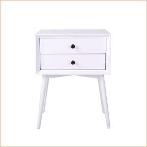 Europe Style Wood Nightstand Designs MDF Bedside Table