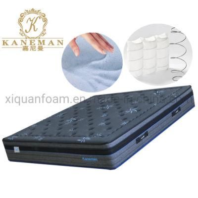 OEM 12inch King Queen Size Spring Mattress Memory Foam Pocket Spring Mattress