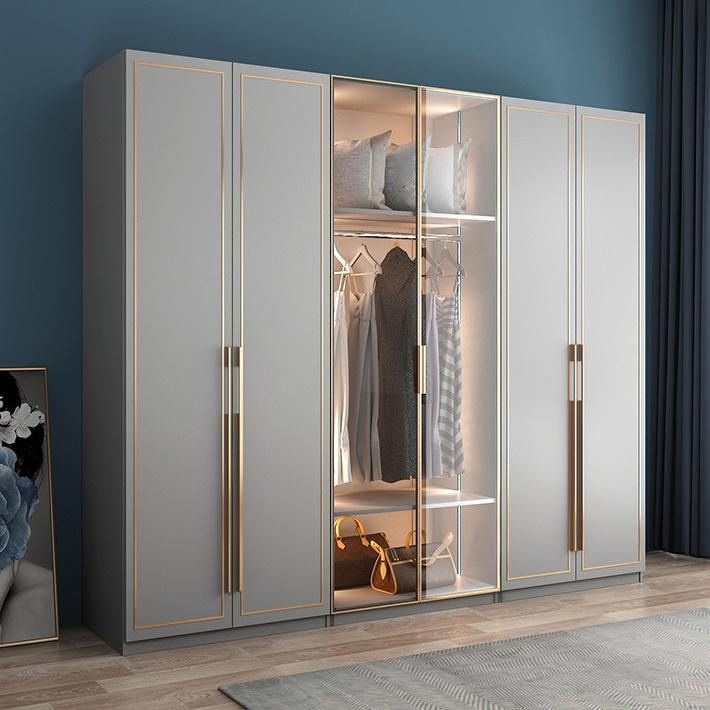 PA Home Furniture Minimalist Melamine Wardrobe Design Bedroom Wall Wardrobe Closet Design