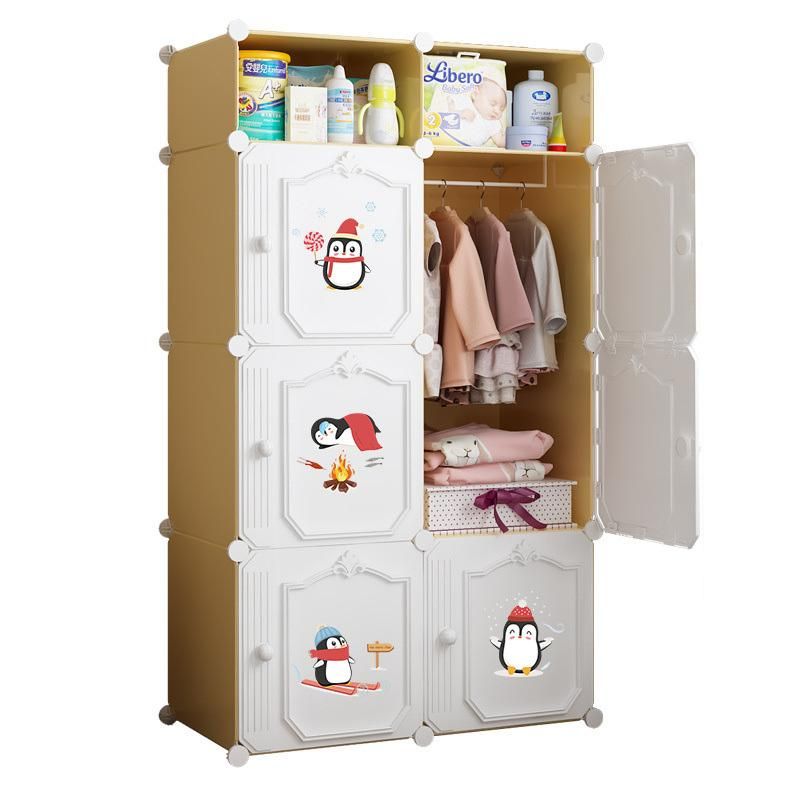 Wholesales Other Plastic Furniture Children′ S Wardrobe Plastic Storage Cabinet
